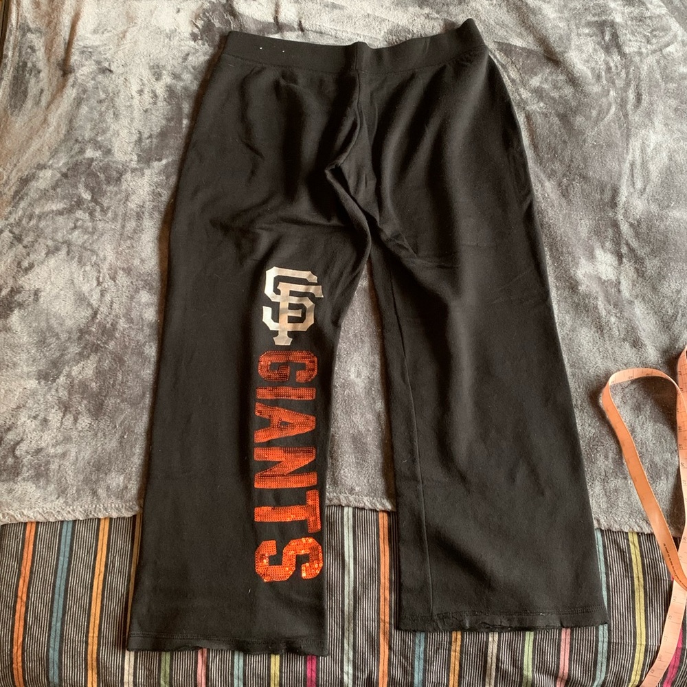 MLB SF Giants x VS Pink bling sweats size Large